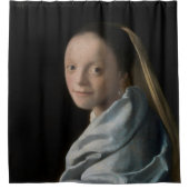 Johannes Vermeer - Studie van een jonge vrouw Douchegordijn (Voorkant)