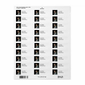 Johannes Vermeer - Studie van een jonge vrouw Etiket (Full Sheet)