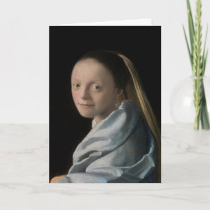 Johannes Vermeer - Studie van een jonge vrouw Kaart