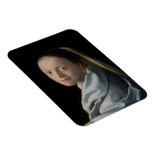 Johannes Vermeer - Studie van een jonge vrouw Magneet (Rechterzijde)