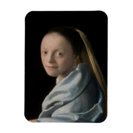 Johannes Vermeer - Studie van een jonge vrouw Magneet