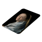 Johannes Vermeer - Studie van een jonge vrouw Magneet (Linkerzijde)