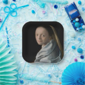 Johannes Vermeer - Studie van een jonge vrouw Papieren Bordje (Feest)