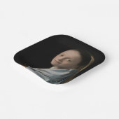 Johannes Vermeer - Studie van een jonge vrouw Papieren Bordje (Gebogen)