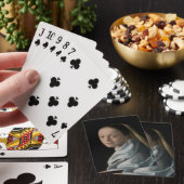 Johannes Vermeer - Studie van een jonge vrouw Pokerkaarten (Insitu)