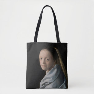 Johannes Vermeer - Studie van een jonge vrouw Tote Bag