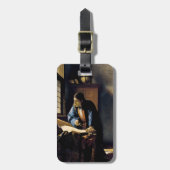 Johannes Vermeer - The Geographer Bagagelabel (Voorkant verticaal)