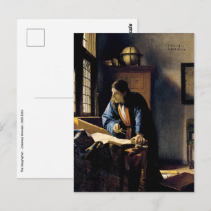 Johannes Vermeer - The Geographer Briefkaart