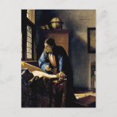 Johannes Vermeer - The Geographer Briefkaart (Voorkant)