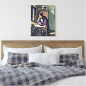 Johannes Vermeer - The Geographer Canvas Afdruk (Insitu (Slaapkamer))