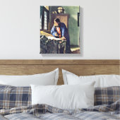 Johannes Vermeer - The Geographer Canvas Afdruk (Insitu (Slaapkamer))