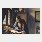 Johannes Vermeer - The Geographer Inpakpapier Vel (Voorkant)