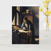Johannes Vermeer - The Geographer Kaart (Gele Bloem)
