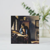 Johannes Vermeer - The Geographer Kaart (Staand voorkant)