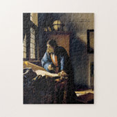 Johannes Vermeer - The Geographer Legpuzzel (Verticaal)