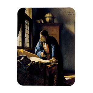 Johannes Vermeer - The Geographer Magneet