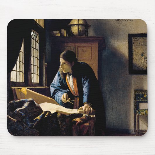 Johannes Vermeer - The Geographer Muismat (Voorkant)