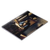 Johannes Vermeer - The Geographer Notitieboek (Linkerzijde)