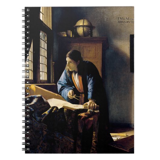Johannes Vermeer - The Geographer Notitieboek (Voorkant)