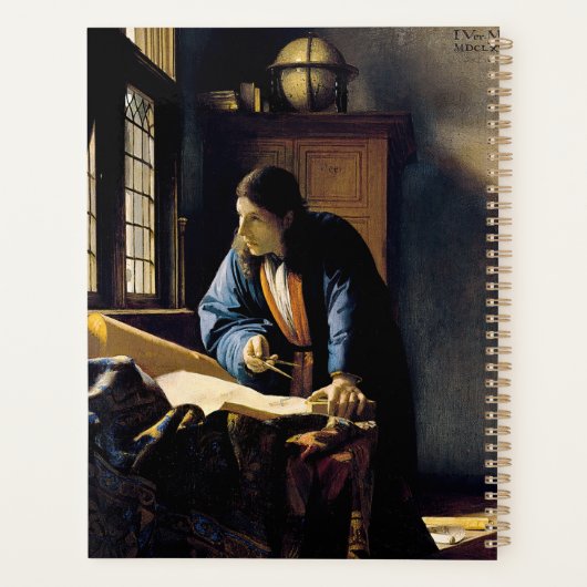 Johannes Vermeer - The Geographer Planner (Achterkant)