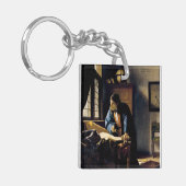 Johannes Vermeer - The Geographer Sleutelhanger (Voorkant Links)