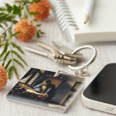 Johannes Vermeer - The Geographer Sleutelhanger (Voorkant Rechts)