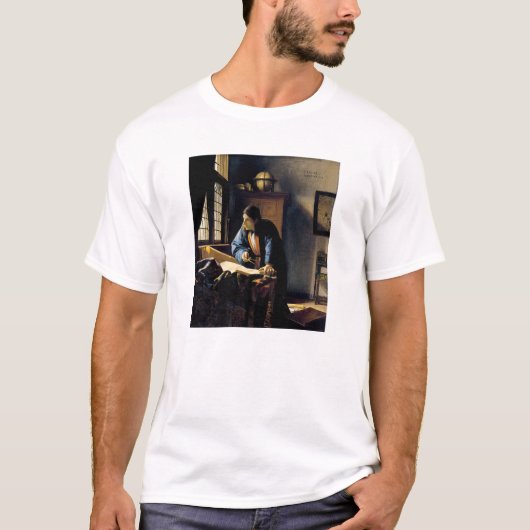 Johannes Vermeer - The Geographer T-shirt (Voorkant)