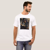 Johannes Vermeer - The Geographer T-shirt (Voorkant volledig)