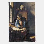 Johannes Vermeer - The Geographer Theedoek (Verticaal)