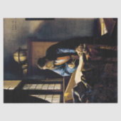 Johannes Vermeer - The Geographer Tissuepapier (Voorkant)