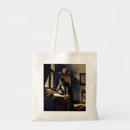Johannes Vermeer - The Geographer Tote Bag (Voorkant)