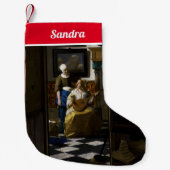 Johannes Vermeer - The Love Letter Bandana Kleine Kerstsok (Voorkant)