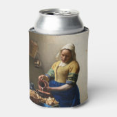 Johannes Vermeer - The Milkmaid Blikjeskoeler (Blikje Voorkant)