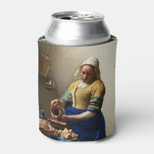 Johannes Vermeer - The Milkmaid Blikjeskoeler (Blikje Voorkant)