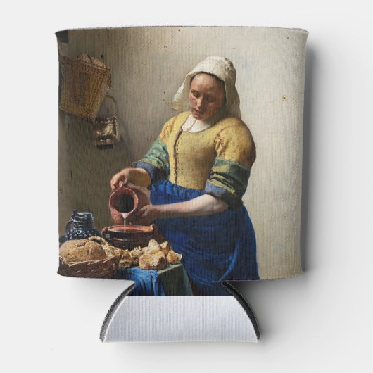 Johannes Vermeer - The Milkmaid Blikjeskoeler (Voorkant)
