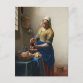 Johannes Vermeer, The Milkmaid Briefkaart (Voorkant)