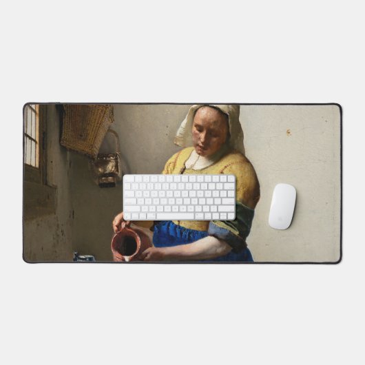 Johannes Vermeer - The Milkmaid Bureaumat (Keyboard & Muis)