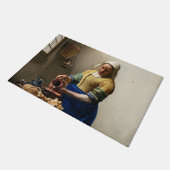 Johannes Vermeer - The Milkmaid Deurmat (Schuin)