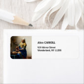 Johannes Vermeer - The Milkmaid Etiket (Insitu)