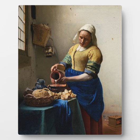Johannes Vermeer - The Milkmaid Fotoplaat (Voorkant)