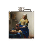 Johannes Vermeer - The Milkmaid Heupfles (Achterkant)