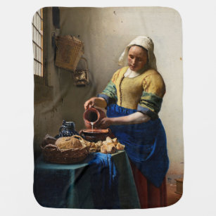 Johannes Vermeer - The Milkmaid Inbakerdoek