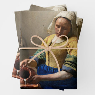Johannes Vermeer - The Milkmaid Inpakpapier Vel