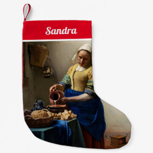 Johannes Vermeer - The Milkmaid Kleine Kerstsok
