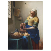 Johannes Vermeer - The Milkmaid Klembord (Achterkant)