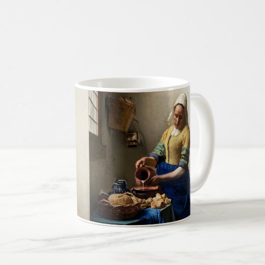 Johannes Vermeer - The Milkmaid Koffiemok (Voorkant rechts)