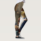 Johannes Vermeer - The Milkmaid Leggings (Rechts)