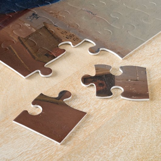 Johannes Vermeer, The Milkmaid Legpuzzel (Zijkant)