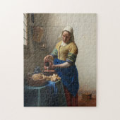 Johannes Vermeer, The Milkmaid Legpuzzel (Verticaal)