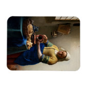 Johannes Vermeer - The Milkmaid Magneet (Horizontaal)